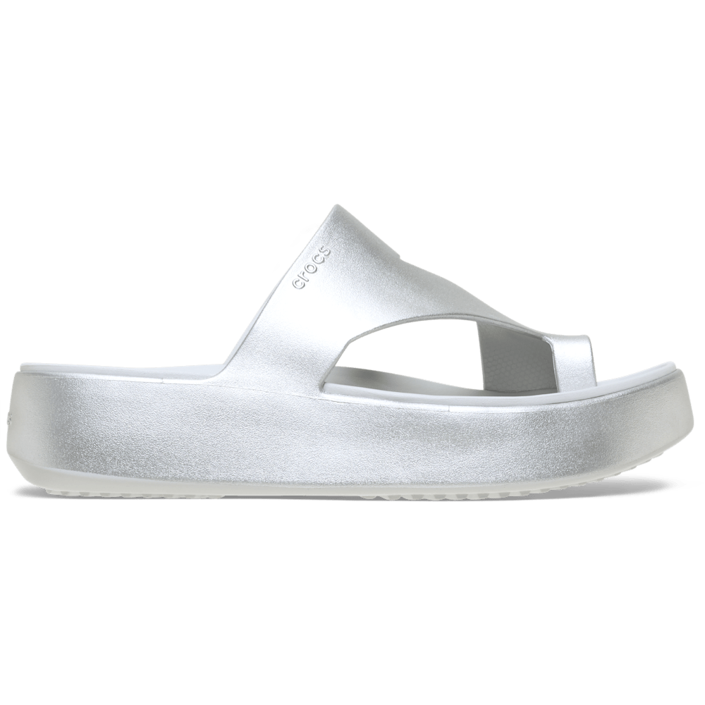 Getaway Platform Toe Loop Metallic Sandal