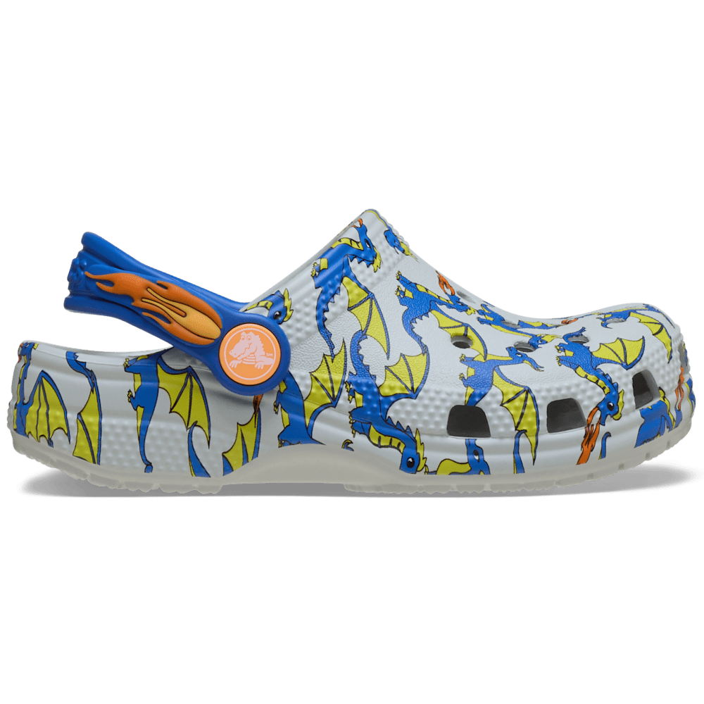 Toddler Classic Dragon Graphic Clog